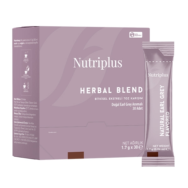 FARMASİ NUTRIPLUS HERBAL BLEND EARL GREY 1.7 G x 30