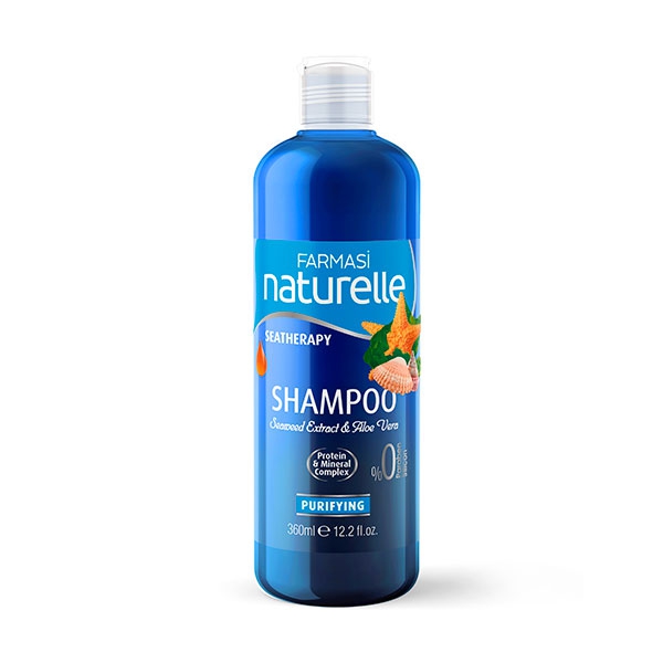 FARMASİ NATURELLE SEA THERAPY YOSUN & ALOE VERA ARINDIRICI ŞAMPUAN 360 ML